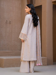 Surmai by Humdum Unstitched Embroidered Lawn Karandi 3Pc Suit D-05