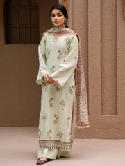 Surmai by Humdum Unstitched Embroidered Lawn Karandi 3Pc Suit D-03