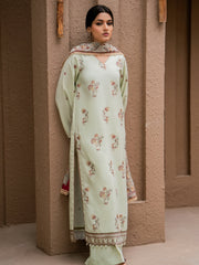 Surmai by Humdum Unstitched Embroidered Lawn Karandi 3Pc Suit D-03