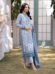Mehar by Humdum Embroidered Chikankari Lawn Unstitched 3Pc Suit D-01