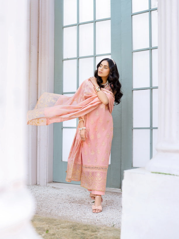 Mehar by Humdum Embroidered Chikankari Lawn Unstitched 3Pc Suit D-04