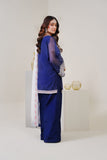 Surmai Festive Story Premium Luxury Pret Embroidered Organza 3PC Suit - Floraleal