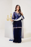 Surmai Festive Story Premium Luxury Pret Embroidered Organza 3PC Suit - Floraleal