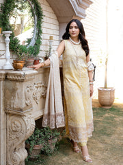 Mehar by Humdum Embroidered Chikankari Lawn Unstitched 3Pc Suit D-05