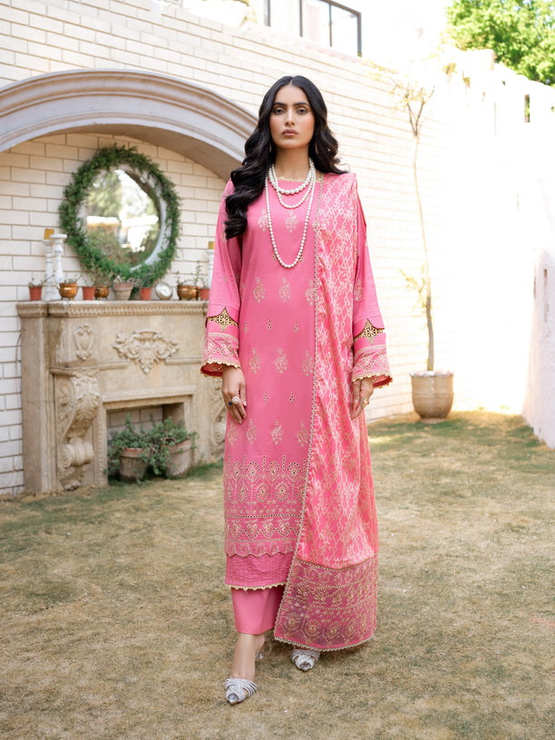 Mehar by Humdum Embroidered Chikankari Lawn Unstitched 3Pc Suit D-06