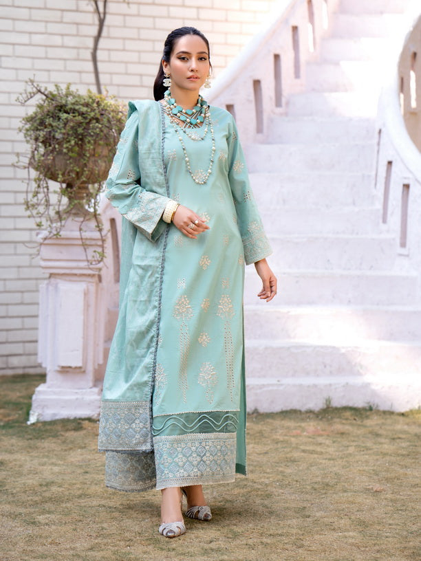 Mehar by Humdum Embroidered Chikankari Lawn Unstitched 3Pc Suit D-08