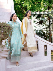 Mehar by Humdum Embroidered Chikankari Lawn Unstitched 3Pc Suit D-08