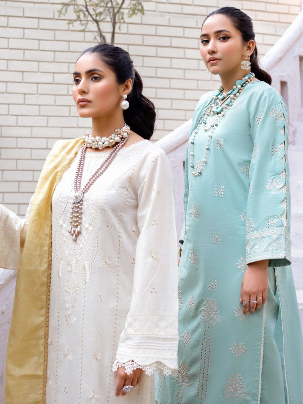 Mehar by Humdum Embroidered Chikankari Lawn Unstitched 3Pc Suit D-08