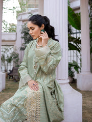 Mehar by Humdum Embroidered Chikankari Lawn Unstitched 3Pc Suit D-11