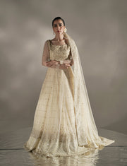 Khyali Pulao by Seroli Luxury Embroidered Net 3Pc Suit KP-23-U0008
