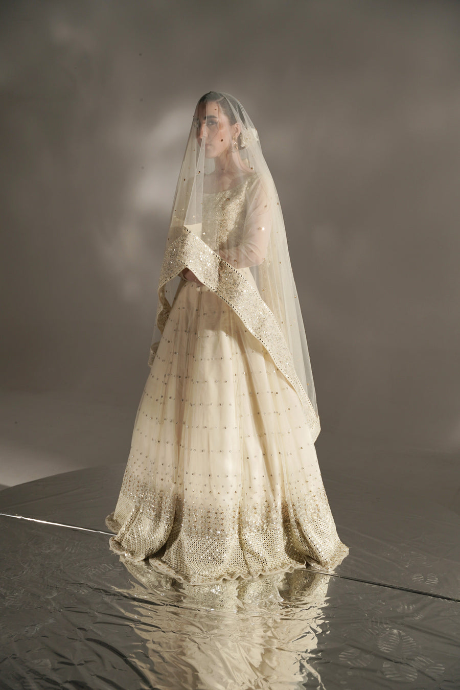 Khyali Pulao by Seroli Luxury Embroidered Net 3Pc Suit KP-23-U0008