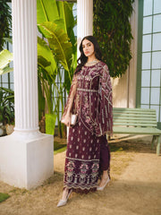 Nuriyaa Gusel Luxury Formal Embroidered Net 3 Piece Suit - Jale