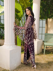 Nuriyaa Gusel Luxury Formal Embroidered Net 3 Piece Suit - Jale
