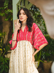Nuriyaa Gusel Luxury Formal Shamose Silk 2 Piece Suit - Gul