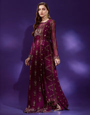 Lamour by Emaan Adeel Embroidered Chiffon 3 Piece Suit LAR-201