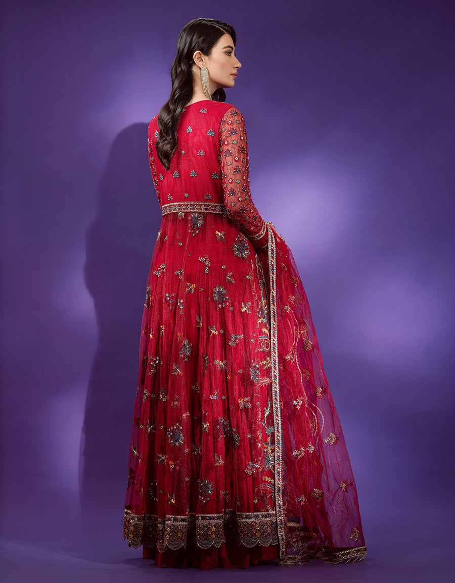 Lamour by Emaan Adeel Embroidered Net 3 Piece Suit LAR-202