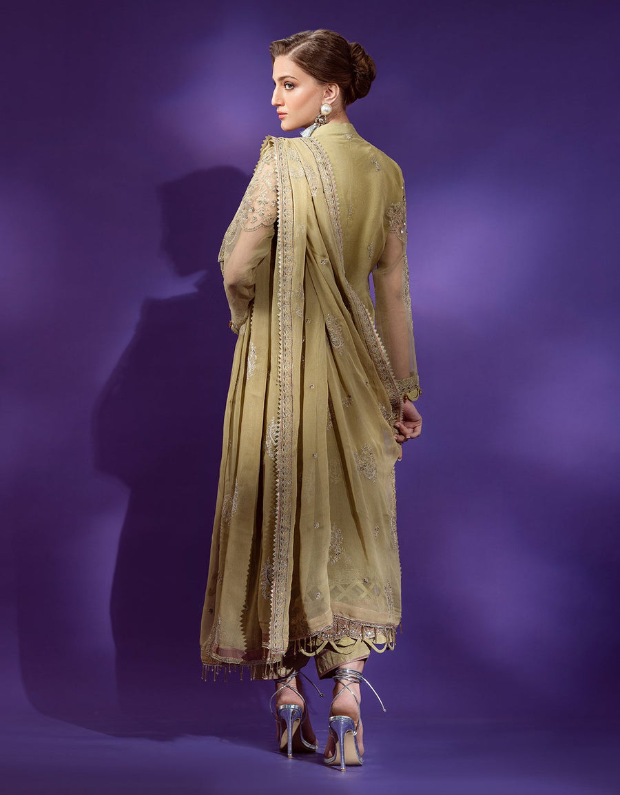 Lamour by Emaan Adeel Embroidered Chiffon 3 Piece Suit LAR-208