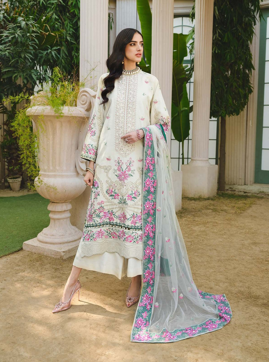 Nuriyaa Gusel Luxury Formal Korean Raw Silk 3 Piece Suit - Ayleen