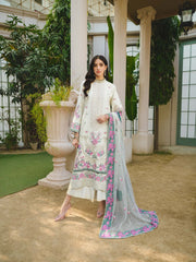 Nuriyaa Gusel Luxury Formal Korean Raw Silk 3 Piece Suit - Ayleen