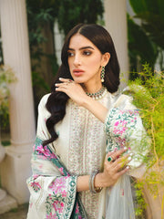Nuriyaa Gusel Luxury Formal Korean Raw Silk 3 Piece Suit - Ayleen