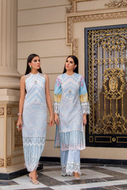 REIGN Embroidered Luxury Lawn Unstitched 3Pc Suit - TALIA
