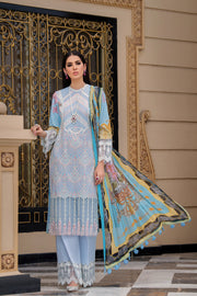 REIGN Embroidered Luxury Lawn Unstitched 3Pc Suit - TALIA