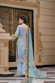 REIGN Embroidered Luxury Lawn Unstitched 3Pc Suit - TALIA