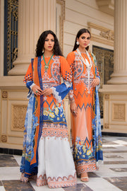 REIGN Embroidered Luxury Lawn Unstitched 3Pc Suit - JAY