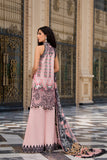 REIGN Embroidered Luxury Lawn Unstitched 3Pc Suit - ROSE