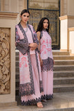 REIGN Embroidered Luxury Lawn Unstitched 3Pc Suit - ROSE