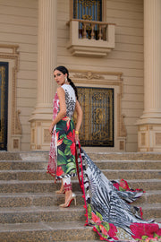 REIGN Embroidered Luxury Lawn Unstitched 3Pc Suit - JUNO