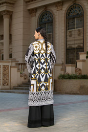 REIGN Embroidered Luxury Lawn Unstitched 3Pc Suit - AALIYAH