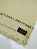 Dynasty Premium Mens Pure Wool Shawl Lux Woolen - Fawn - FaisalFabrics.pk