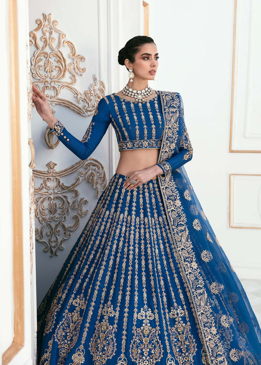 Akbar Aslam Sylvia Luxury Formal Unstitched Net Suit - DYLA