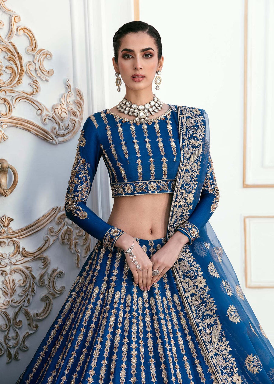 Akbar Aslam Sylvia Luxury Formal Unstitched Net Suit - DYLA