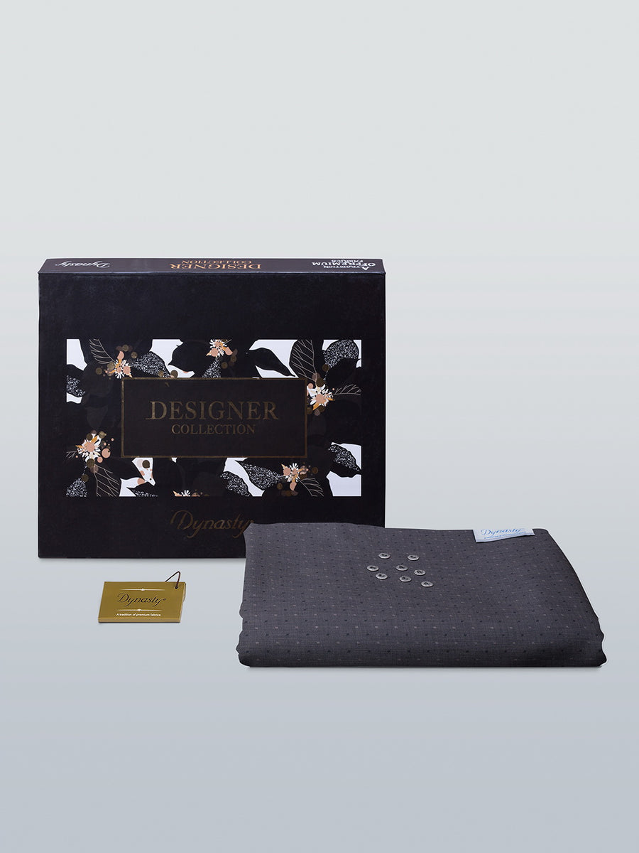 DYNASTY Euphoria Navy Wash & Wear Men's Unstitched suit for Winter - FaisalFabrics.pk