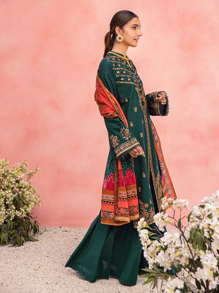 Nissa by RajBari Embroidered Exclusive Lawn Unstitched 3Pc Suit D-01