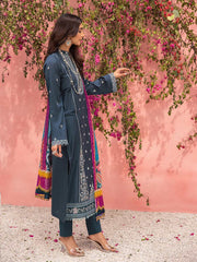 Nissa by RajBari Embroidered Exclusive Lawn Unstitched 3Pc Suit D-02