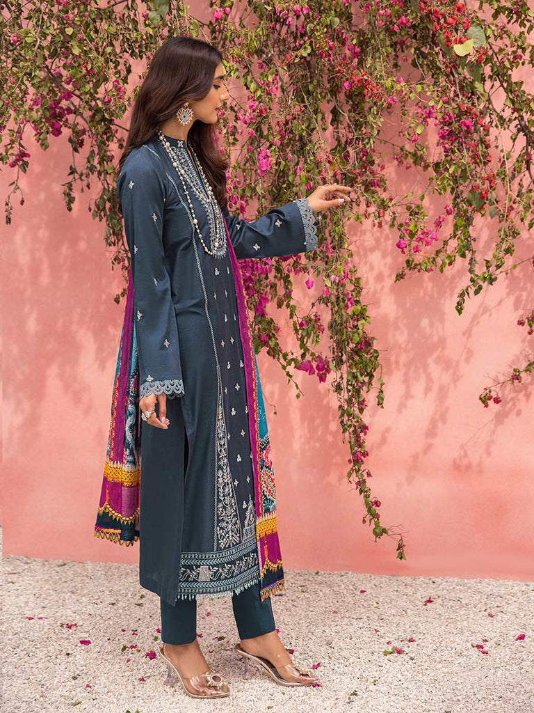 Nissa by RajBari Embroidered Exclusive Lawn Unstitched 3Pc Suit D-02