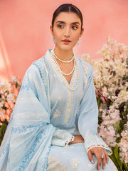 Nissa by RajBari Embroidered Exclusive Lawn Unstitched 3Pc Suit D-07