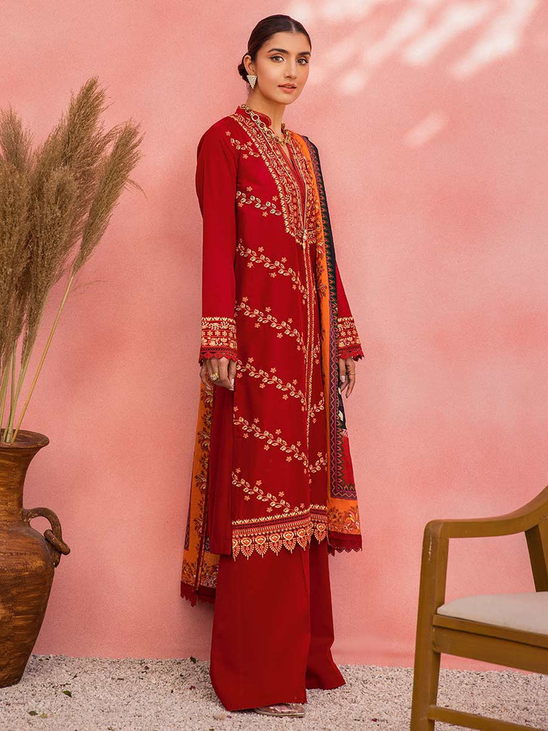Nissa by RajBari Embroidered Exclusive Lawn Unstitched 3Pc Suit D-08
