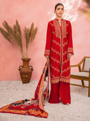 Nissa by RajBari Embroidered Exclusive Lawn Unstitched 3Pc Suit D-08