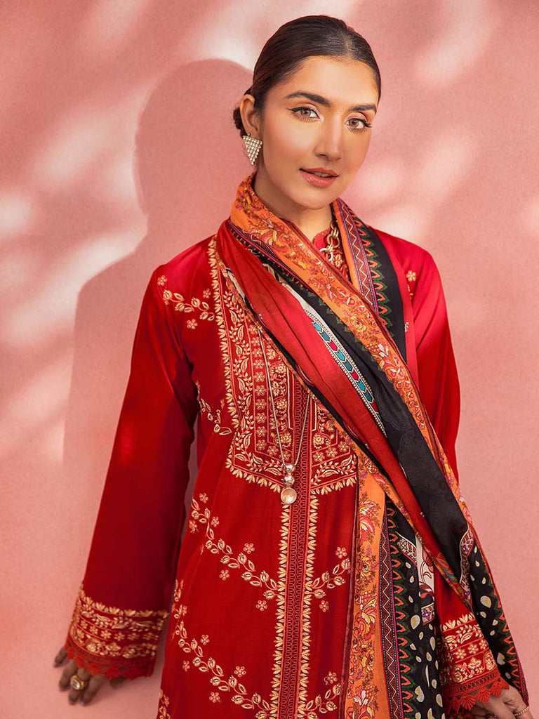 Nissa by RajBari Embroidered Exclusive Lawn Unstitched 3Pc Suit D-08