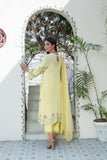 Sumaria’s Couture Baharan Luxury Pret 3Pc Suit - Daffodil