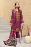 Dastoor by Ramsha Luxury Linen Embroidered Unstitched 3Pc Suit E-109 - FaisalFabrics.pk