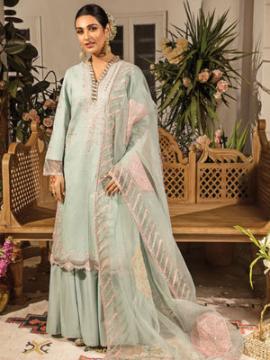 Rang Rasiya Rehmat Luxury Eid Collection Unstitched 3Pc Suit - AMYRA
