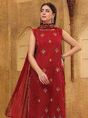 Rung by Sanam Saeed Unstitched Embroidered Lawn 3Pc Suit D-03