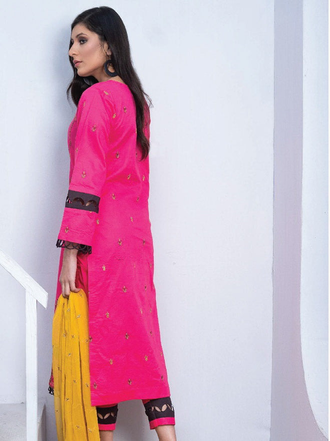 Rewayat by Sanam Saeed Unstitched Embroidered Lawn 3Pc Suit D-04