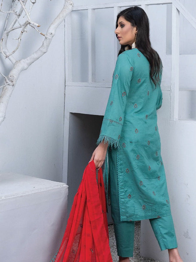 Rewayat by Sanam Saeed Unstitched Embroidered Lawn 3Pc Suit D-05