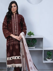 Rewayat by Sanam Saeed Unstitched Embroidered Lawn 3Pc Suit D-09